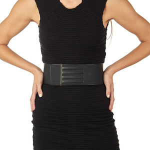LANVIN BLACK CLASSIC BELT | WOMENS